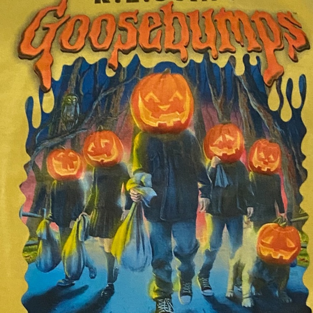 Goosebumps T-shirt Yellow Jack-O'-Lanterns S